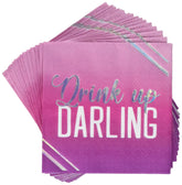 Finally 21 Beverage Napkin- 5'' | Girls | 16 Pcs.